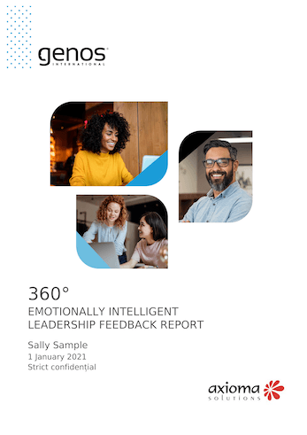 Imagine Coperta raportului Genos curs Inteligenta Emotionala Axioma