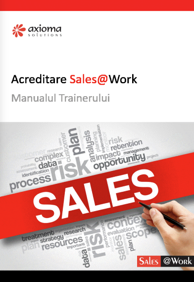 Imagine Manualul trainerului Acreditare Sales at Work Axioma