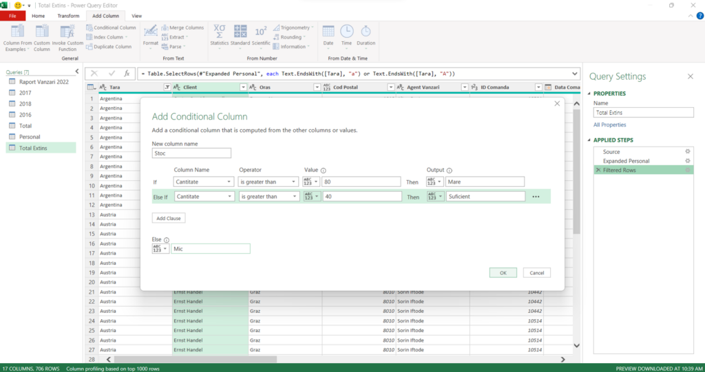 Power query editor 9